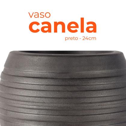 Imagem de Vaso Decorativo Canela Preto 24 Terrano