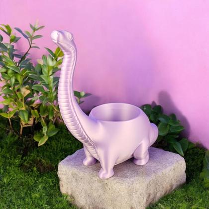 Imagem de Vaso Decorativo Dinossauro Planta Artificial Enfeite Casa