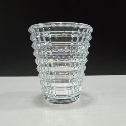 Imagem de Vaso Decorativo Home&Co 10x8cm Eco Crystal Transparente Enfeite Decoração para Flores Sala e Mesa