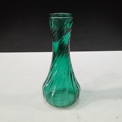 Imagem de Vaso Decorativo Home&Co 15x7x7cm Vidro Turquesa Decoração para Flores Sala Estante e Casa