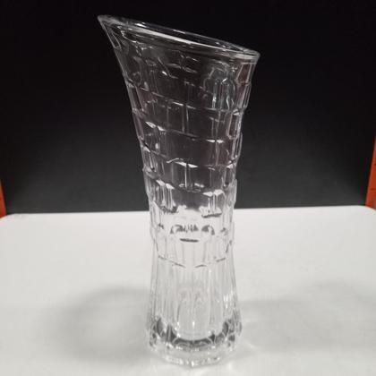 Imagem de Vaso Decorativo Home&Co 24x10cm Vidro Transparente para Flores Enfeite Decoração Sala e Quarto
