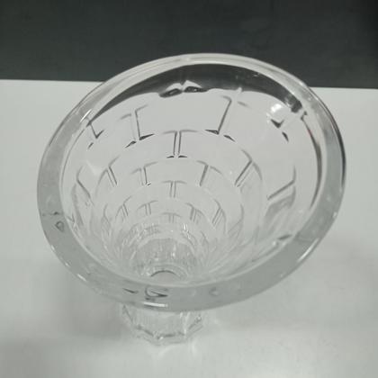 Imagem de Vaso Decorativo Home&Co 24x10cm Vidro Transparente para Flores Enfeite Decoração Sala e Quarto