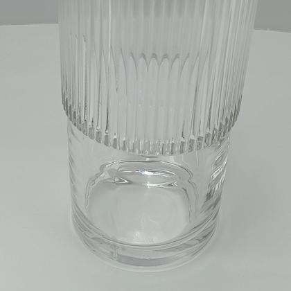 Imagem de Vaso Decorativo Home&Co 31x13x13cm Vidro Transparente Decoração para Flores Sala Estante e Casa
