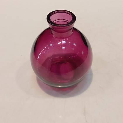 Imagem de Vaso Decorativo Home&Co 9x7x7cm Vidro Roxo para Flores Enfeite Decoração Sala e Quarto