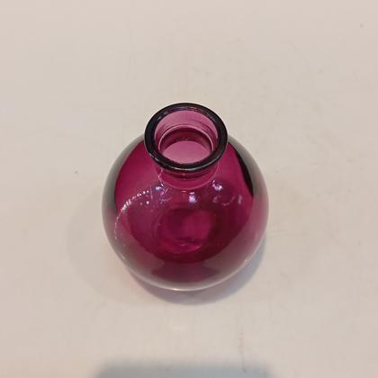 Imagem de Vaso Decorativo Home&Co 9x7x7cm Vidro Roxo para Flores Enfeite Decoração Sala e Quarto