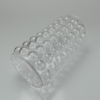 Imagem de VASO DECORATIVO PLANTA REDONDO HOMECO VIDRO 28x14x14cm TRANSPARENTE