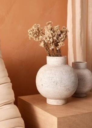 Imagem de Vaso em Cimento Rustico com Boca Alta G