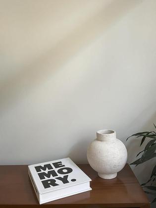 Imagem de Vaso em Cimento Rustico com Boca Alta G