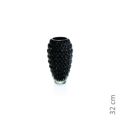 Imagem de Vaso Em Cristal Murano Preto - São Marcos
