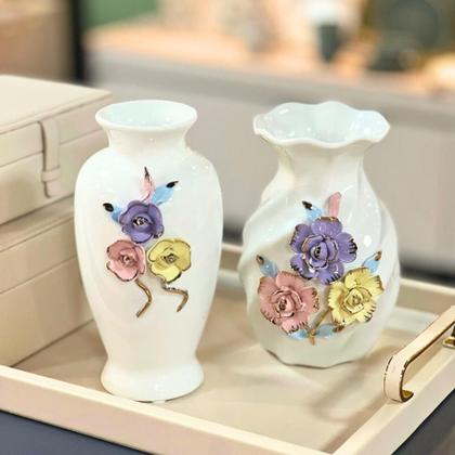 Imagem de Vaso Em Porcelana Classic Branco 14,5x18cm Strasbourg Elements