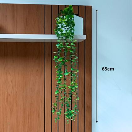 Imagem de Vaso Espelhado 10x10 com Musgo e Pendente de Eucalipto