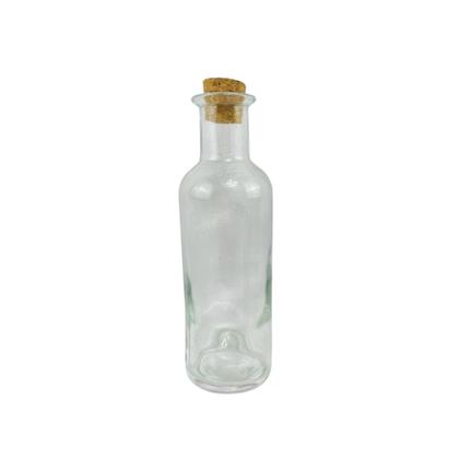 Imagem de Vaso Garrafa De Vidro Com Tampa Rolha Decoração Bonito Arranjo Lembrancinha