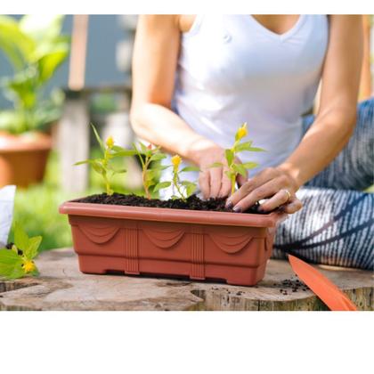 Imagem de Vaso jardineira nutriplan cerâmica 50cm