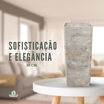 Imagem de Vaso Moderno Floreira Grande em Plástico Brilhoso Decorativo Decoração