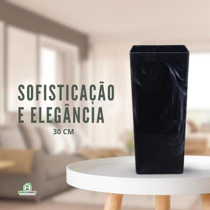 Imagem de Vaso Moderno Floreira Grande em Plástico Brilhoso Decorativo Decoração
