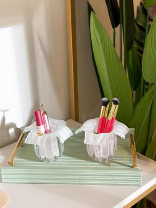 Imagem de Vaso Murano Salvador PP Quartzo Perola - Labone