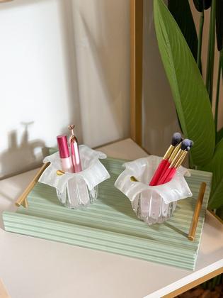 Imagem de Vaso Murano Salvador PP Quartzo Perola - Labone