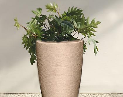 Imagem de Vaso Nutriplan Grafiato Nº48 Alto Cônico Areia
