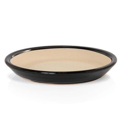 Imagem de Vaso pequeno + prato paris pozzani - porcelana preto