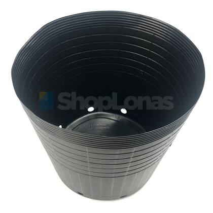 Imagem de Vaso Pote Preto para Mudas Plástico 18 Litros Nutriplan Kit 20
