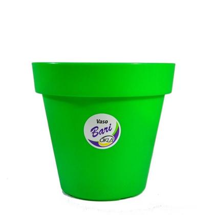 Imagem de Vaso Redondo 12 cm para Jardim Bari Verde VB12VD