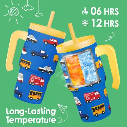 Imagem de Vaso SANDJEST para Niños de 20 oz con Asa y Popote