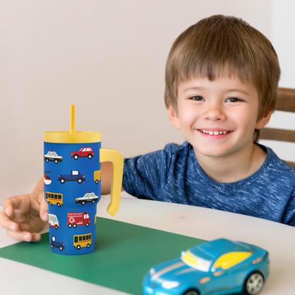 Imagem de Vaso SANDJEST para Niños de 20 oz con Asa y Popote