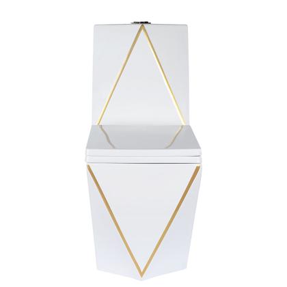 Imagem de Vaso Sanitário Acoplado (monobloco) Imperial Diamond Gold