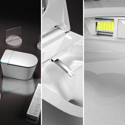 Imagem de Vaso Sanitário Inteligente com Bidê e Tampa Automática  Alta Tecnologia  