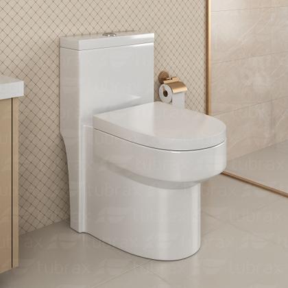 Imagem de Vaso Sanitário Monobloco Caixa Acoplada Privada Completo modelo Navies Tubrax