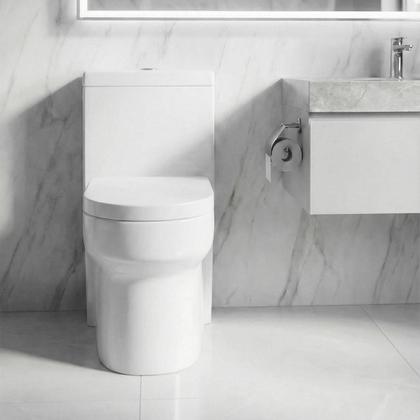 Imagem de Vaso Sanitário Monobloco Completo Caixa Acoplada Privada Branco BT4110 Beltempo