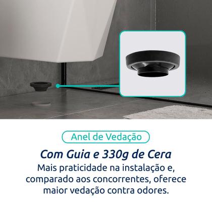 Imagem de Vaso Sanitário Monobloco Completo - Caixa Acoplada Privada modelo Diamante Tubrax