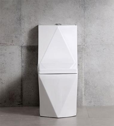 Imagem de Vaso Sanitário Monobloco Quadrado Diamante Harmony 8019 Branco