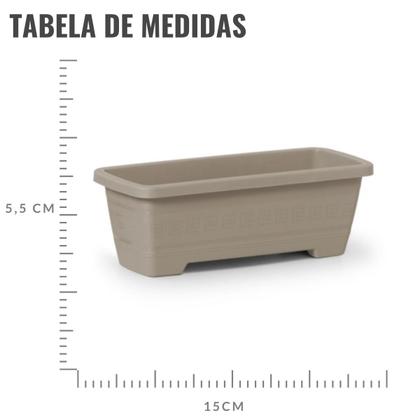 Imagem de Vaso Tacho Floreira Retangular - 350ml