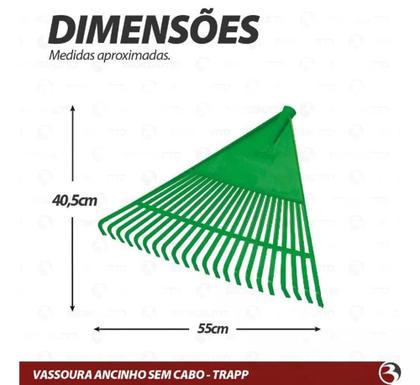 Imagem de Vassoura Ancinho para Jardim S/ Cabo Trapp