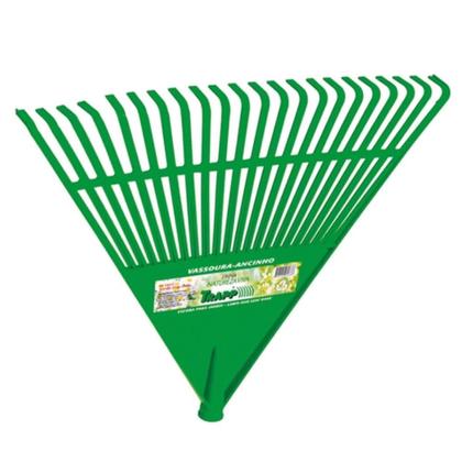 Imagem de Vassoura Ancinho Rastelo 22 Dentes Verde Sem cabo (FJ-1010) - Trapp