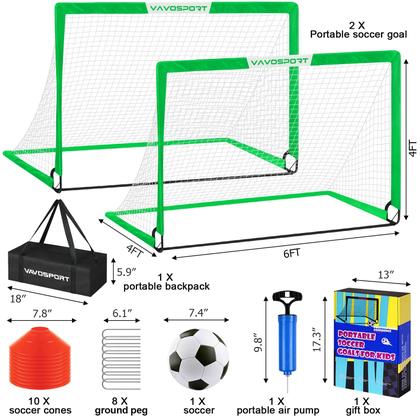 Portería de Fútbol Portátil Ristente para Jardín o Playa, Red de Rebote Plegable con Marco Metálico, Entrenador de Fútbol con Bolsa - AliExprs 18 Portería de Fútbol Portátil Ristente para Jardín o Playa, Red de Rebote Plegable con Marco Metálico, Entrenador de Fútbol con Bolsa - AliExprs 18