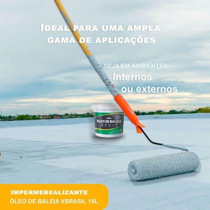 Imagem de Vbrasil Balde Óleo de Baleia 15L Para Construção Civil