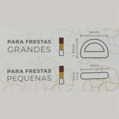 Imagem de Veda Frestas Adesivo Porta Janelas 2mm Marrom - 6metros