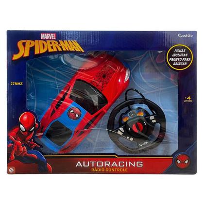 Imagem de Veículo Auto Racing 3 Funções Spider Man