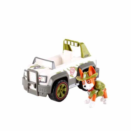 Imagem de Veículo com Figura - Patrulha Canina - Cruzador da Selva - Tracker - Sunny Brinquedos