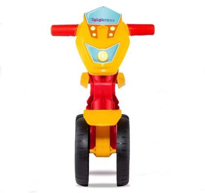 Imagem de Veiculo de Brinquedo Totokross Vermelha Andador Motoca De Equilíbrio 4 Rodas Sem Pedal Vermelha