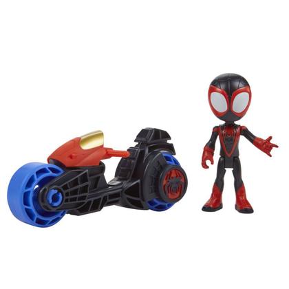 Imagem de Veículo de Roda Livre com Mini Figura - Spidey and his Amazing Friends - Miles Morales - Hasbro