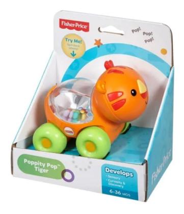Imagem de Veículo Dos Animais Fisher Price Brinquedo Educativo 1 Ano Tigre