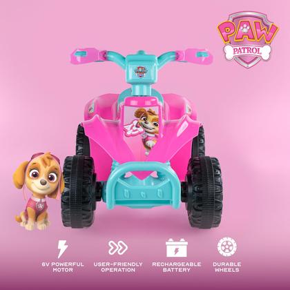 Imagem de Veículo Elétrico Infantil Voyager Paw Patrol Skye Quadriciclo 6V para Crianças