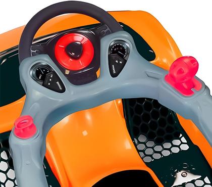 Imagem de Veiculo Infantil para Bebê MC Laram com Empurrador e Buzina da Maral Quadriciclo Passeio e Pedal