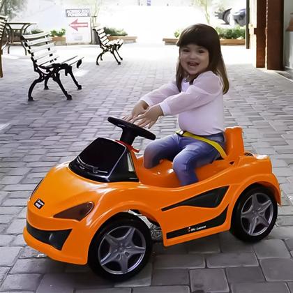 Imagem de Veiculo Infantil para Bebê MC Laram com Empurrador e Buzina da Maral Quadriciclo Passeio e Pedal