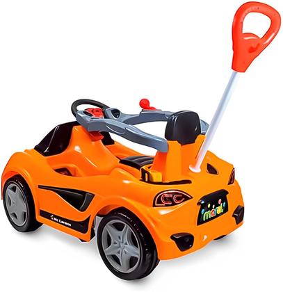 Imagem de Veiculo Infantil para Bebê MC Laram com Empurrador e Buzina da Maral Quadriciclo Passeio e Pedal
