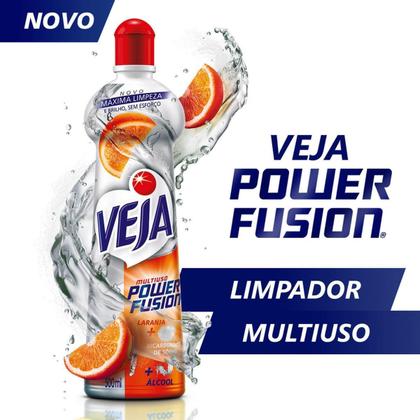 Imagem de Veja Power Fusion Limpador Multiuso Laranja 500Ml Limpeza