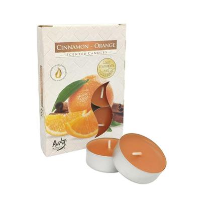 Imagem de Vela Aromática com 6 unidades - Cinnamon Orange - Aura Candles